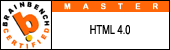 Master HTML 4.0 certification